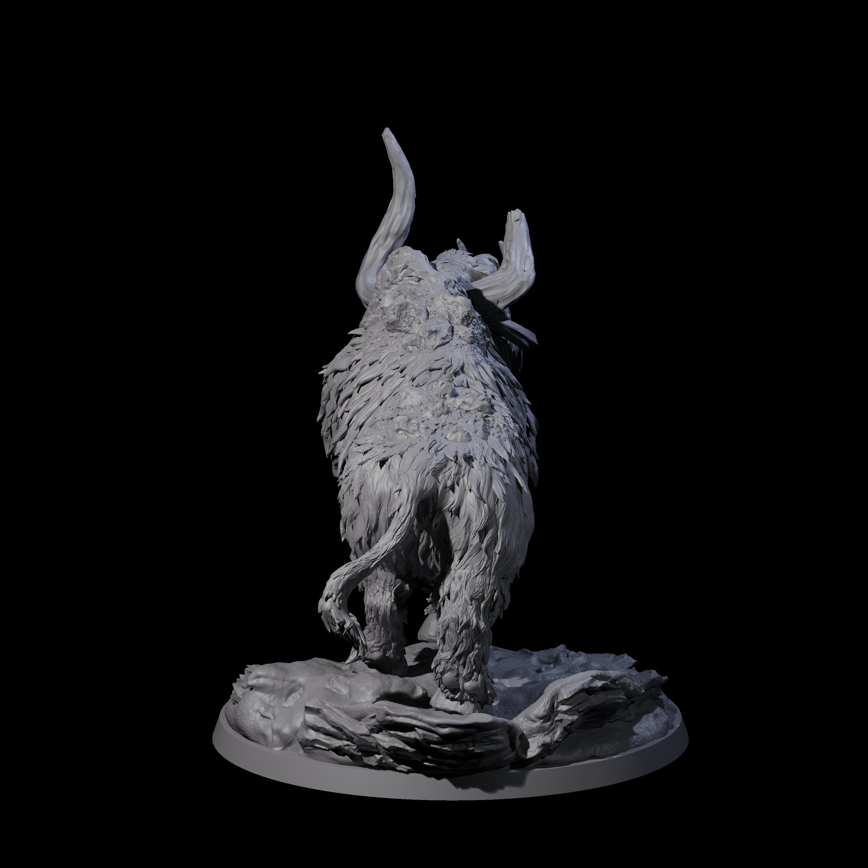 Proud Yak Bull Miniature for Dungeons and Dragons, Pathfinder or other TTRPGs