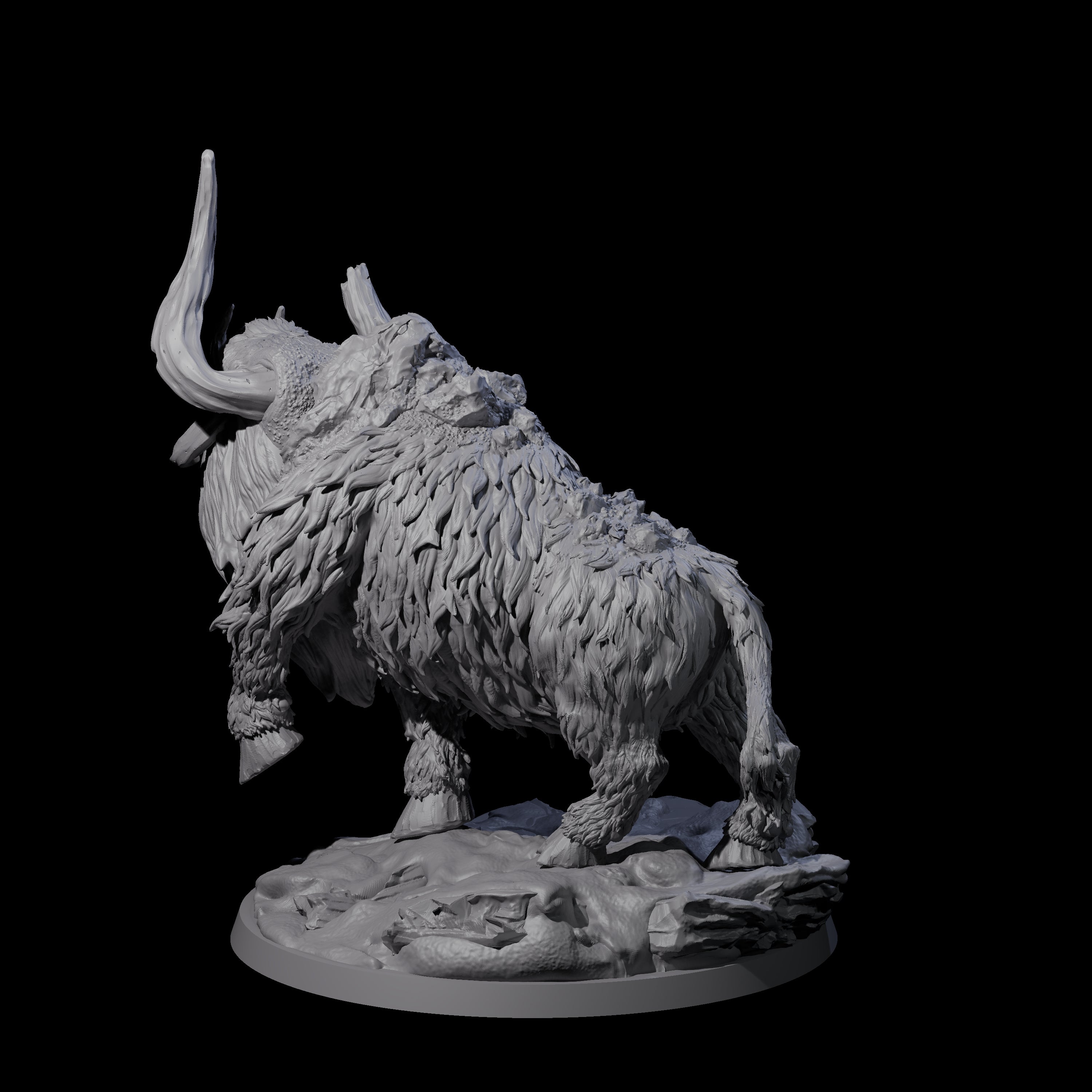 Proud Yak Bull Miniature for Dungeons and Dragons, Pathfinder or other TTRPGs