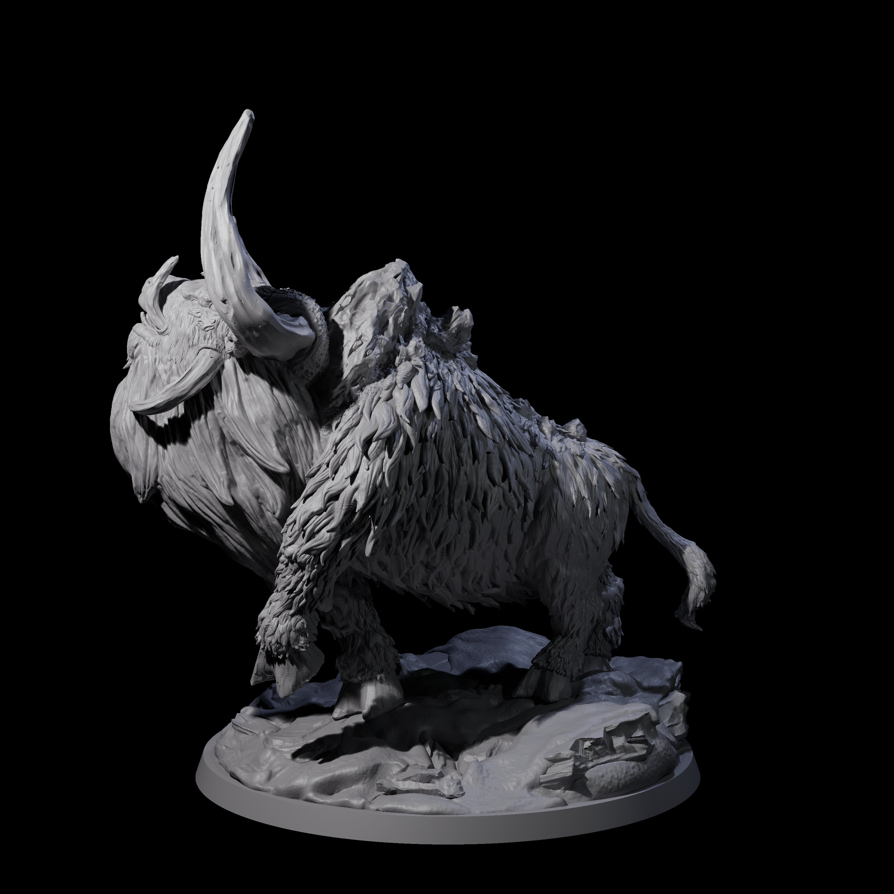 Proud Yak Bull Miniature for Dungeons and Dragons, Pathfinder or other TTRPGs