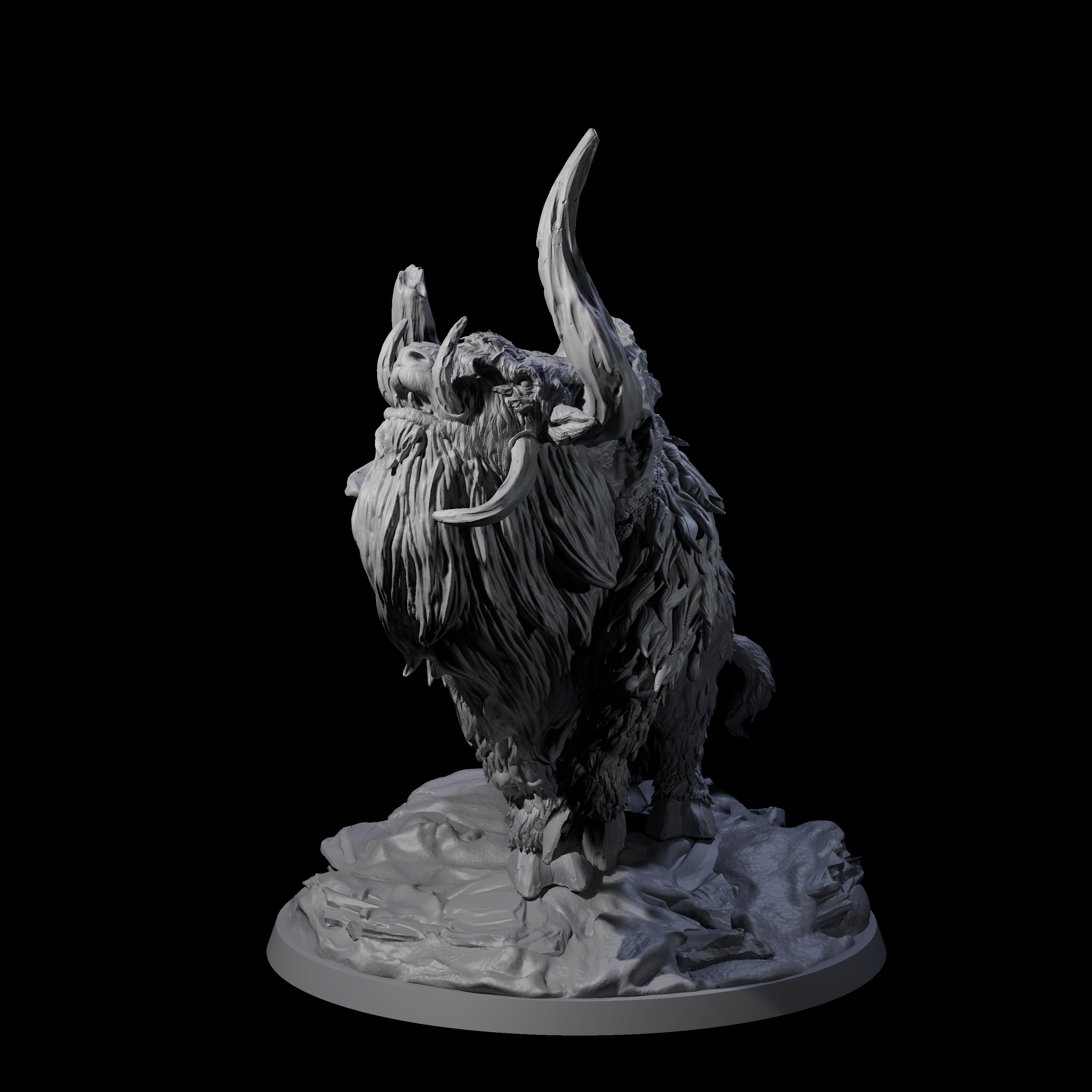 Proud Yak Bull Miniature for Dungeons and Dragons, Pathfinder or other TTRPGs