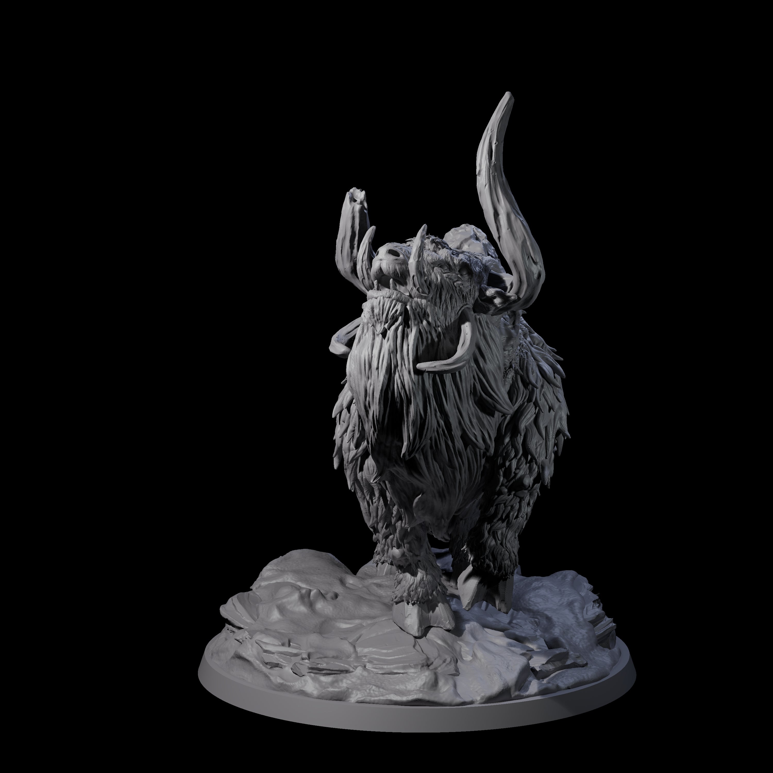 Proud Yak Bull Miniature for Dungeons and Dragons, Pathfinder or other TTRPGs