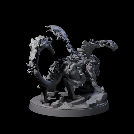 Prowling Grimalkin A Miniature for Dungeons and Dragons, Pathfinder or other TTRPGs