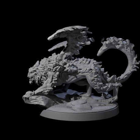 Prowling Grimalkin A Miniature for Dungeons and Dragons, Pathfinder or other TTRPGs