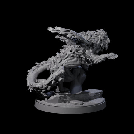 Prowling Grimalkin B Miniature for Dungeons and Dragons, Pathfinder or other TTRPGs