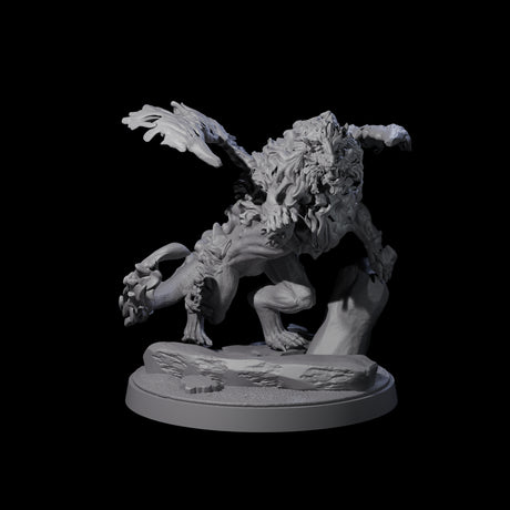 Prowling Grimalkin B Miniature for Dungeons and Dragons, Pathfinder or other TTRPGs