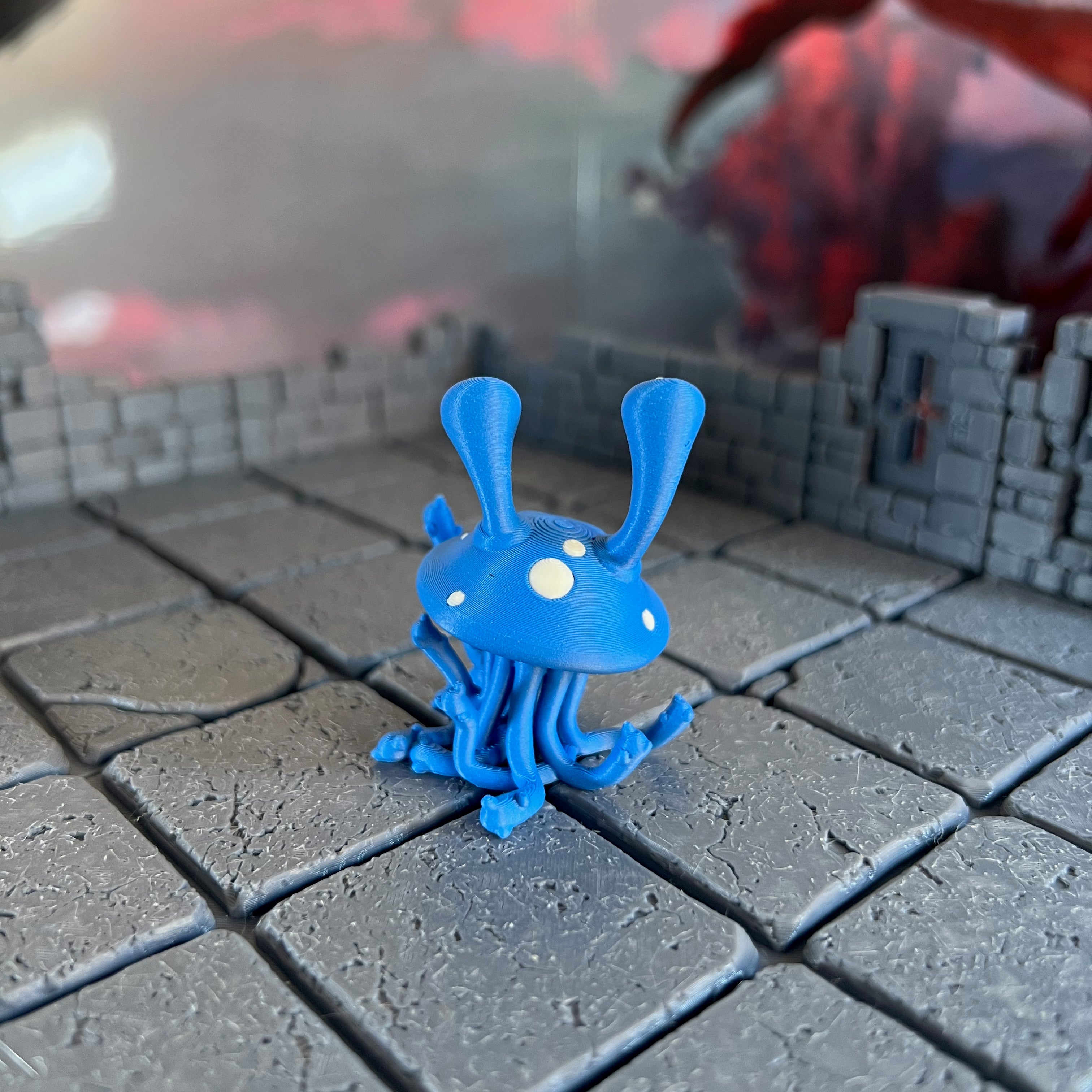 Psychic Jellyfish Multicolour Table Ready Miniature Miniature for Dungeons and Dragons, Pathfinder or other TTRPGs