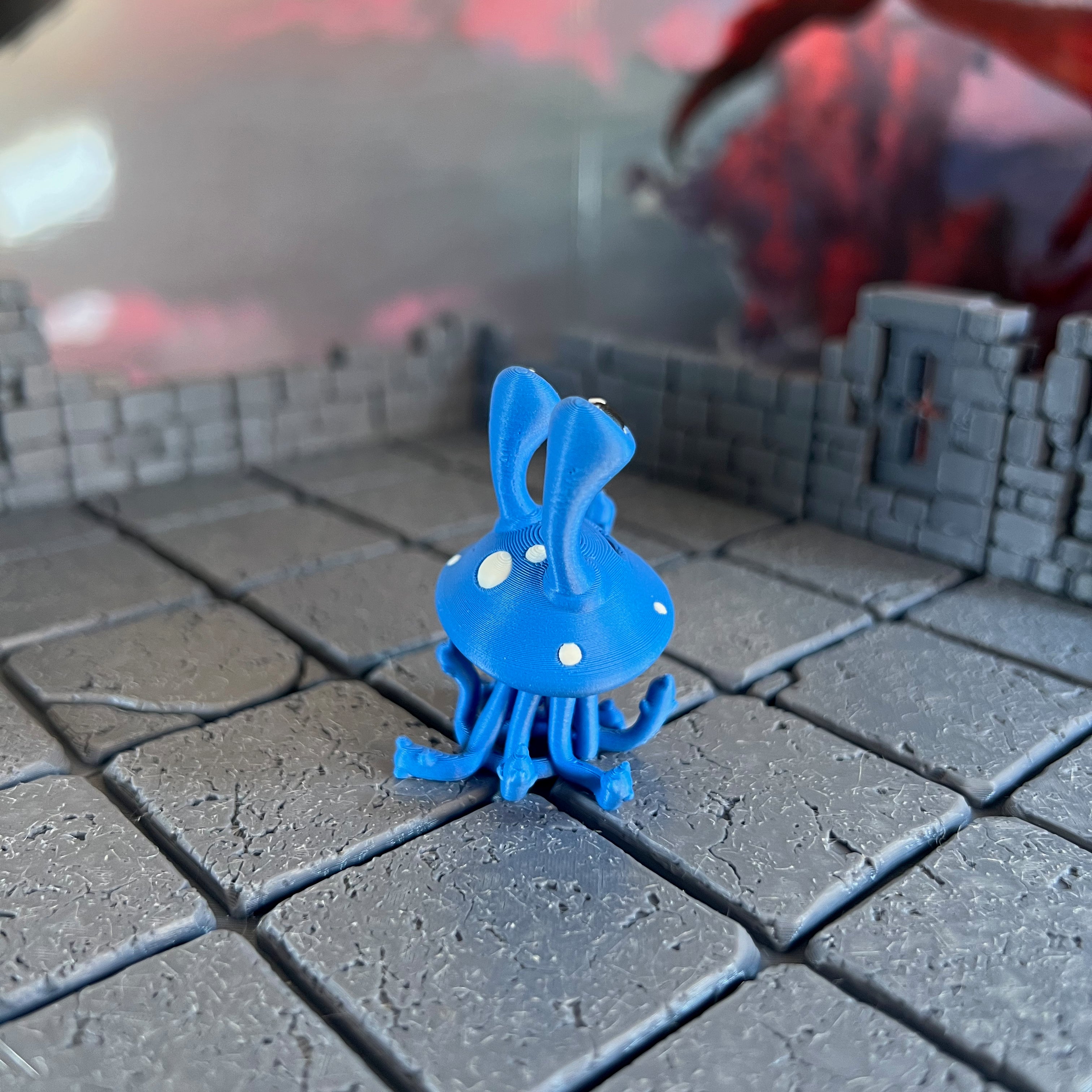 Psychic Jellyfish Multicolour Table Ready Miniature Miniature for Dungeons and Dragons, Pathfinder or other TTRPGs