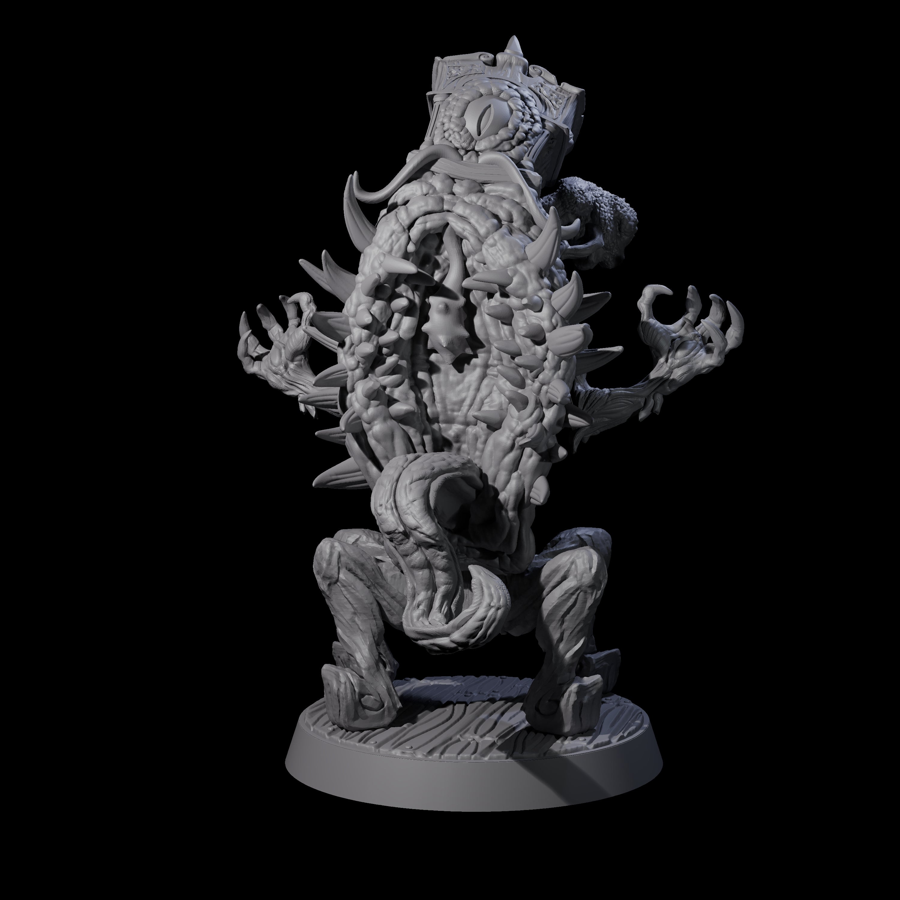 Pulsing Grandfather Clock Mimic Miniature for Dungeons and Dragons, Pathfinder or other TTRPGs