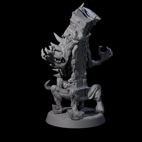 Pulsing Grandfather Clock Mimic Miniature for Dungeons and Dragons, Pathfinder or other TTRPGs