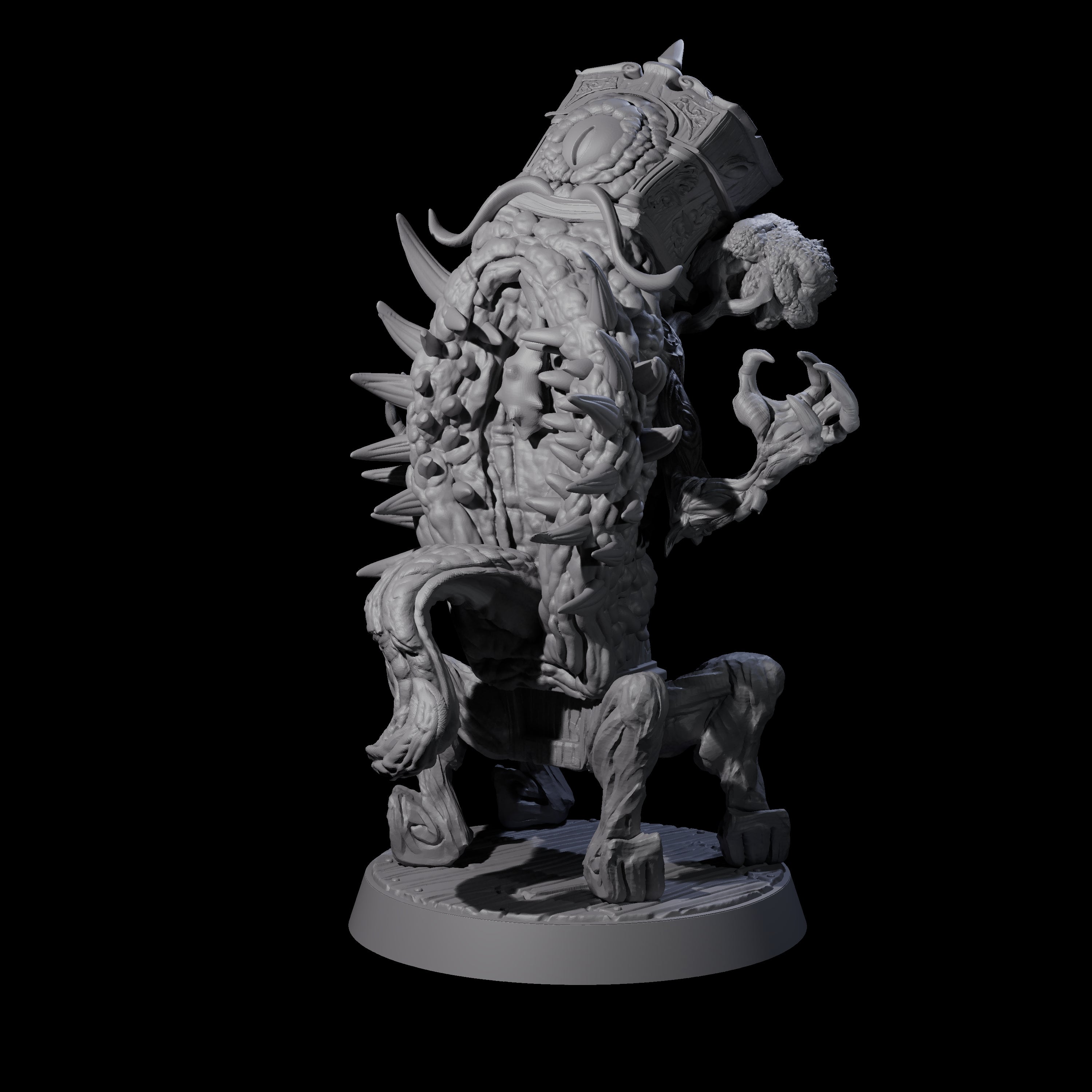 Pulsing Grandfather Clock Mimic Miniature for Dungeons and Dragons, Pathfinder or other TTRPGs