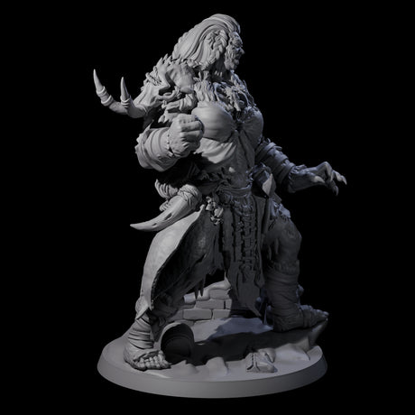 Punching Frost Giant Miniature for Dungeons and Dragons, Pathfinder or other TTRPGs