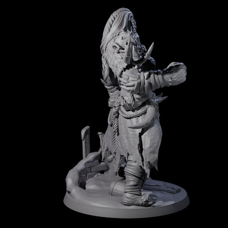 Punching Frost Giant Miniature for Dungeons and Dragons, Pathfinder or other TTRPGs