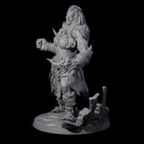 Punching Frost Giant Miniature for Dungeons and Dragons, Pathfinder or other TTRPGs