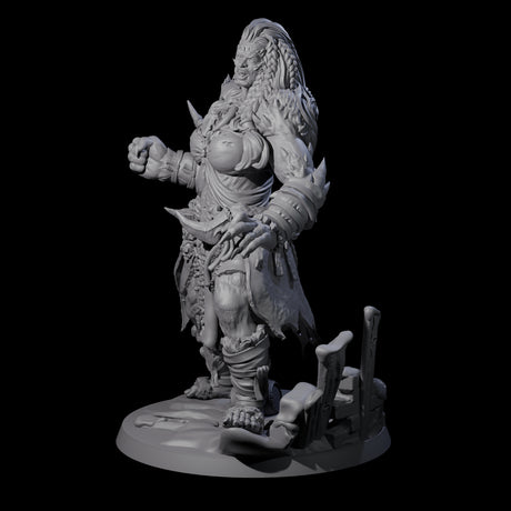 Punching Frost Giant Miniature for Dungeons and Dragons, Pathfinder or other TTRPGs