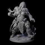 Punching Frost Giant Miniature for Dungeons and Dragons, Pathfinder or other TTRPGs