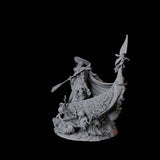 Punting Gondolier of the River Styx A Miniature for Dungeons and Dragons, Pathfinder or other TTRPGs