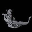 Punting Gondolier of the River Styx D Miniature for Dungeons and Dragons, Pathfinder or other TTRPGs