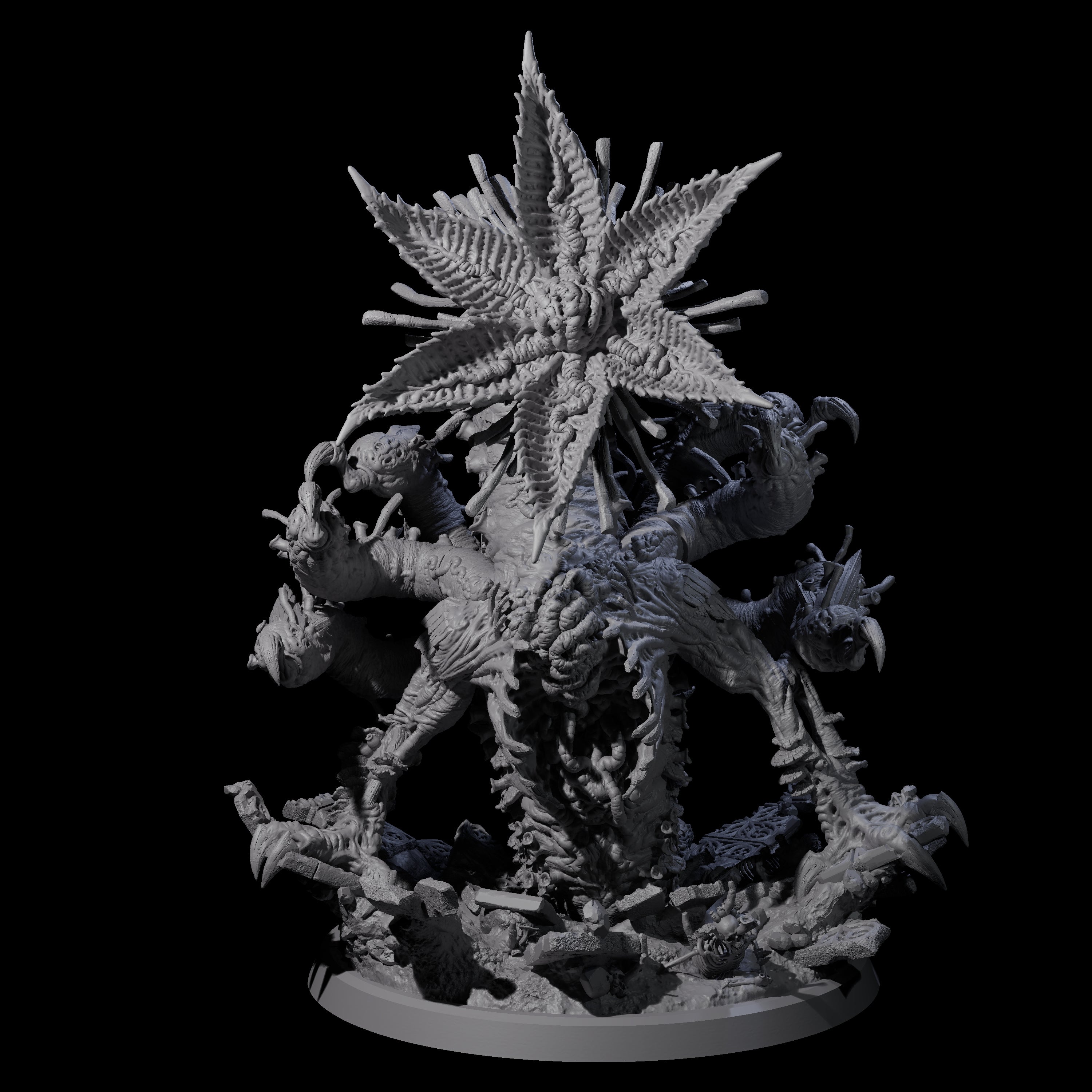 Pupating Fungal Hydra Miniature for Dungeons and Dragons, Pathfinder or other TTRPGs