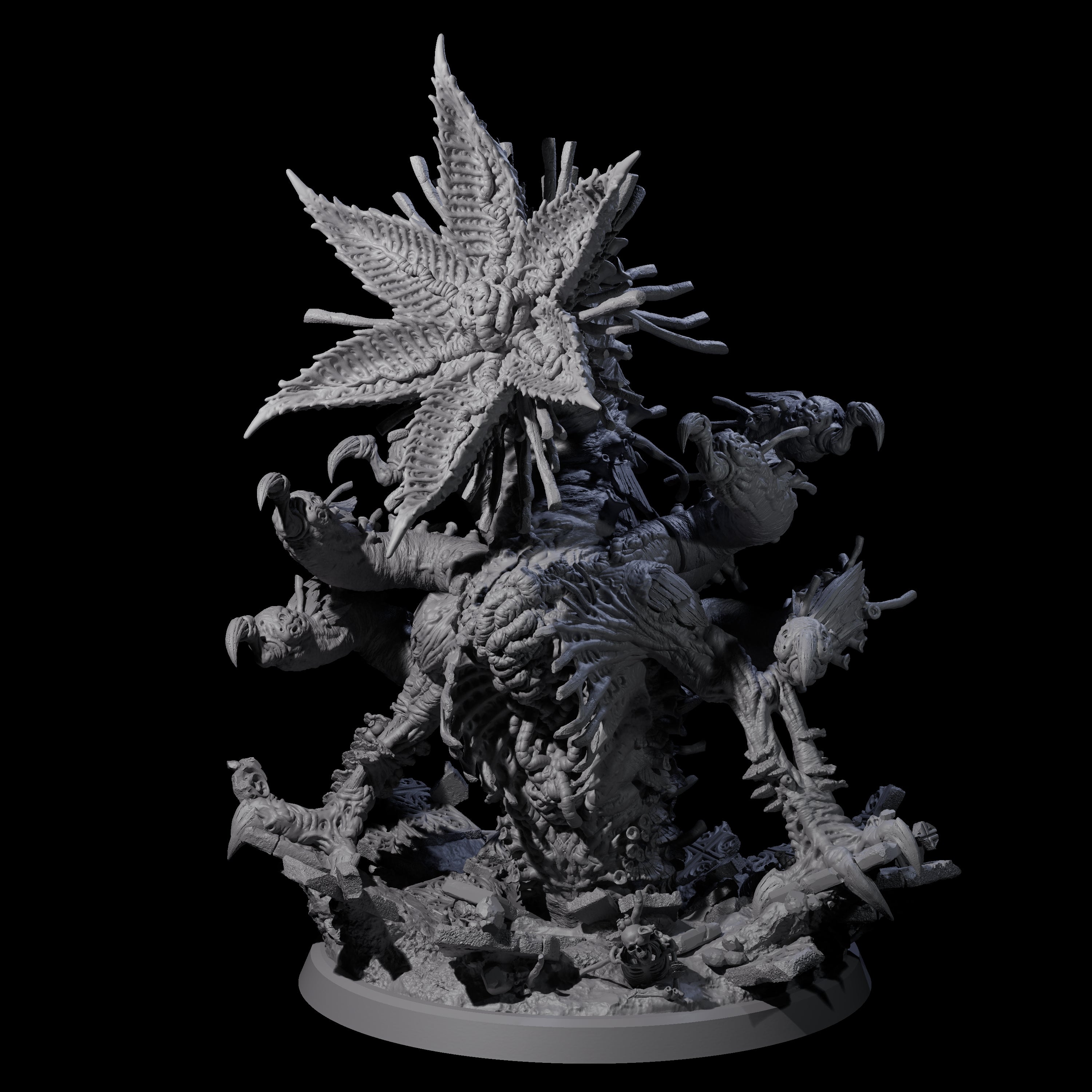 Pupating Fungal Hydra Miniature for Dungeons and Dragons, Pathfinder or other TTRPGs