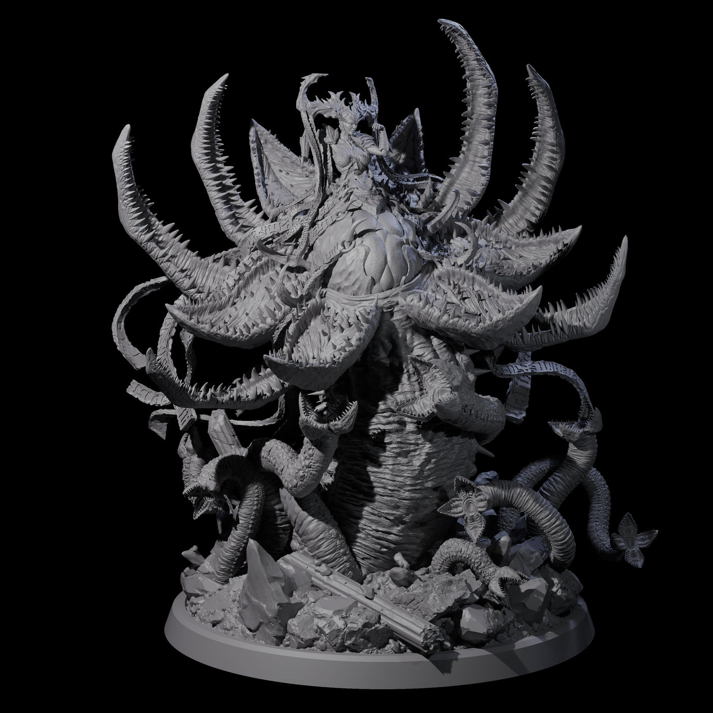 Pupating Shoggoth Miniature for Dungeons and Dragons, Pathfinder or other TTRPGs