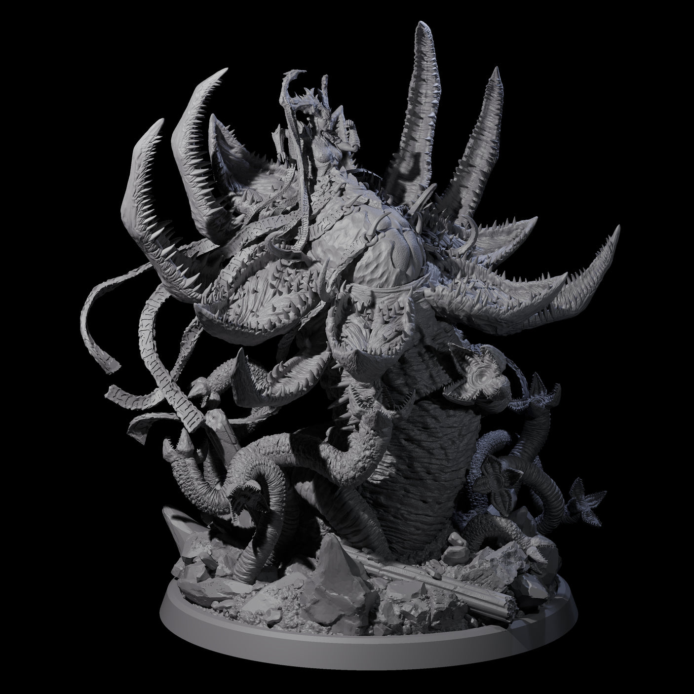 Pupating Shoggoth Miniature for Dungeons and Dragons, Pathfinder or other TTRPGs