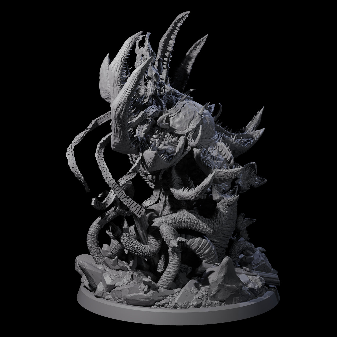 Pupating Shoggoth Miniature for Dungeons and Dragons, Pathfinder or other TTRPGs
