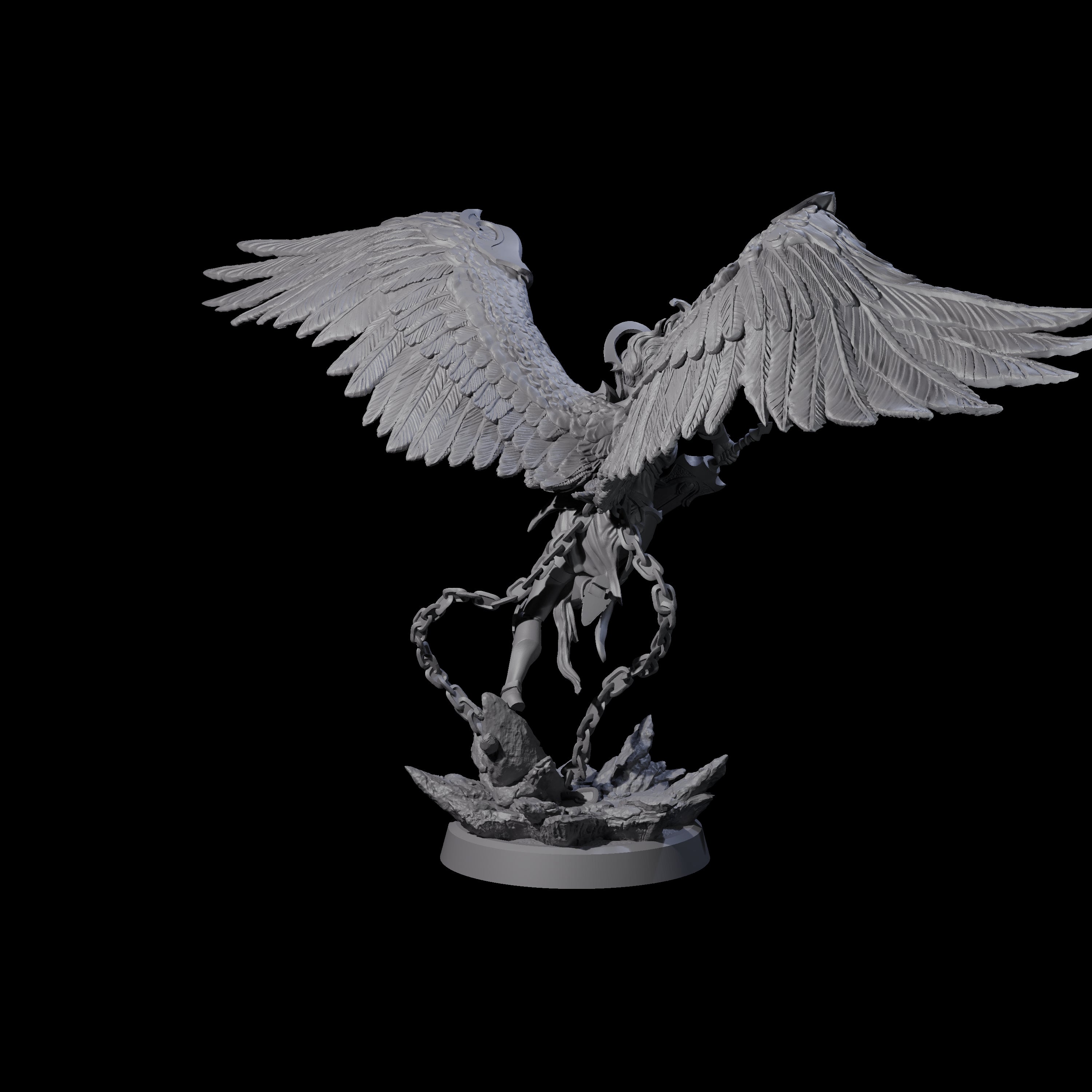 Pure Astral Deva Miniature for Dungeons and Dragons, Pathfinder or other TTRPGs