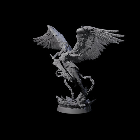 Pure Astral Deva Miniature for Dungeons and Dragons, Pathfinder or other TTRPGs