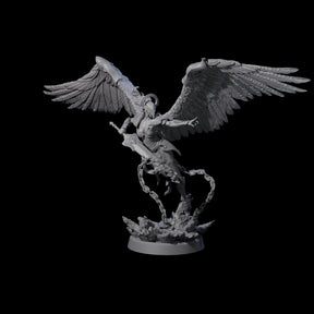 Pure Astral Deva Miniature for Dungeons and Dragons, Pathfinder or other TTRPGs