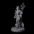 Pure Dark Elf Sorceress B Miniature for Dungeons and Dragons, Pathfinder or other TTRPGs