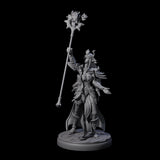 Pure Dark Elf Sorceress C Miniature for Dungeons and Dragons, Pathfinder or other TTRPGs