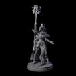 Pure Dark Elf Sorceress C Miniature for Dungeons and Dragons, Pathfinder or other TTRPGs