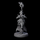 Pure Dark Elf Sorceress Cabal Miniature for Dungeons and Dragons, Pathfinder or other TTRPGs