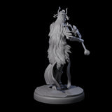 Pure Dark Elf Sorceress D Miniature for Dungeons and Dragons, Pathfinder or other TTRPGs