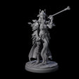 Pure Dark Elf Sorceress E Miniature for Dungeons and Dragons, Pathfinder or other TTRPGs
