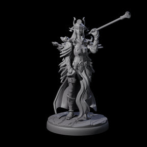 Pure Dark Elf Sorceress E Miniature for Dungeons and Dragons, Pathfinder or other TTRPGs