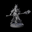 Pure Dark Elf Sorceress F Miniature for Dungeons and Dragons, Pathfinder or other TTRPGs