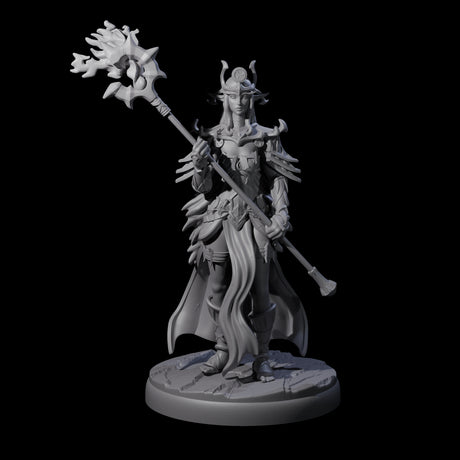Pure Dark Elf Sorceress G Miniature for Dungeons and Dragons, Pathfinder or other TTRPGs