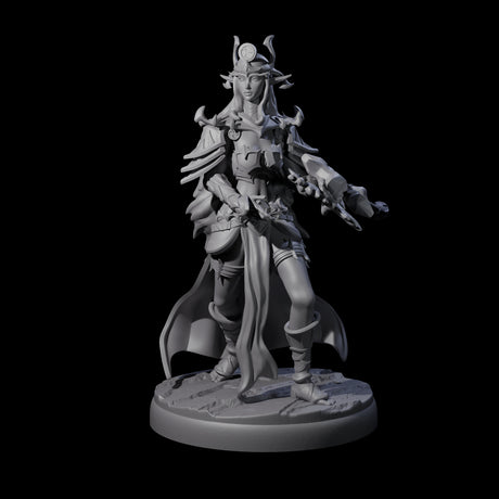 Pure Dark Elf Sorceress H Miniature for Dungeons and Dragons, Pathfinder or other TTRPGs