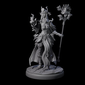 Pure Dark Elf Sorceress I Miniature for Dungeons and Dragons, Pathfinder or other TTRPGs
