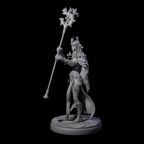 Pure Dark Elf Sorceress K Miniature for Dungeons and Dragons, Pathfinder or other TTRPGs