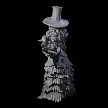 Purposeful Lady About Town Miniature for Dungeons and Dragons, Pathfinder or other TTRPGs