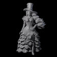 Purposeful Lady About Town Miniature for Dungeons and Dragons, Pathfinder or other TTRPGs