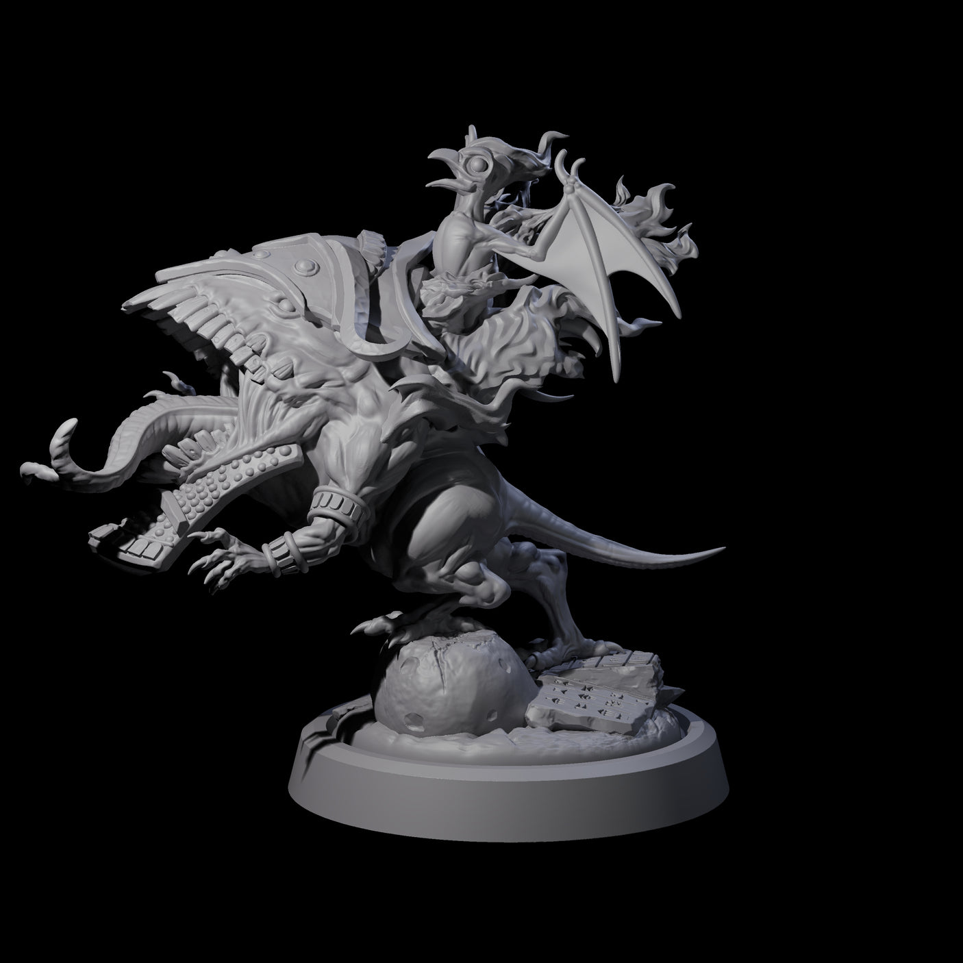 Putrid Otyugh Aberration B Miniature for Dungeons and Dragons, Pathfinder or other TTRPGs