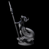 Queen Mermaid Miniature for Dungeons and Dragons, Pathfinder or other TTRPGs