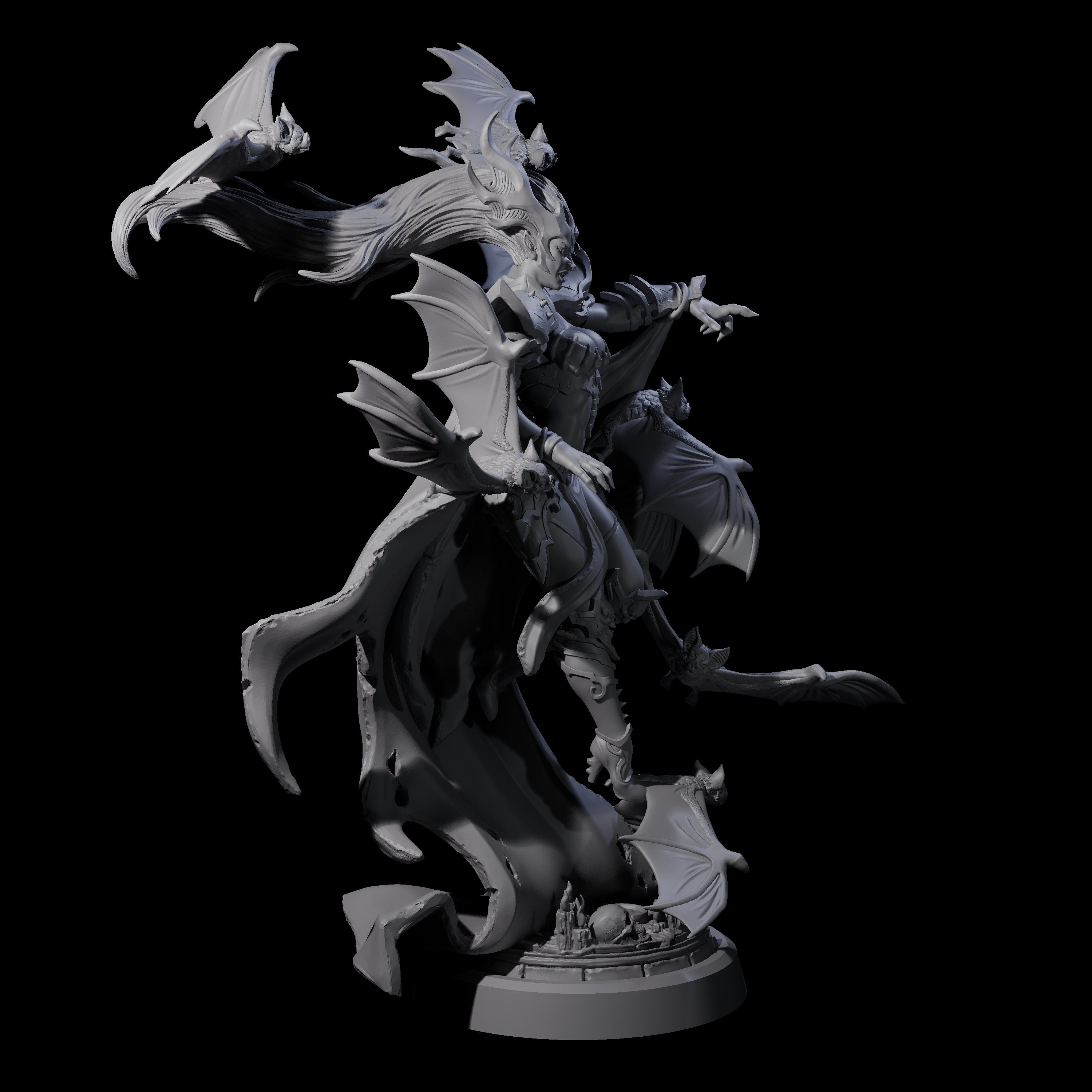 Queen of the Unholy Miniature for Dungeons and Dragons, Pathfinder or other TTRPGs