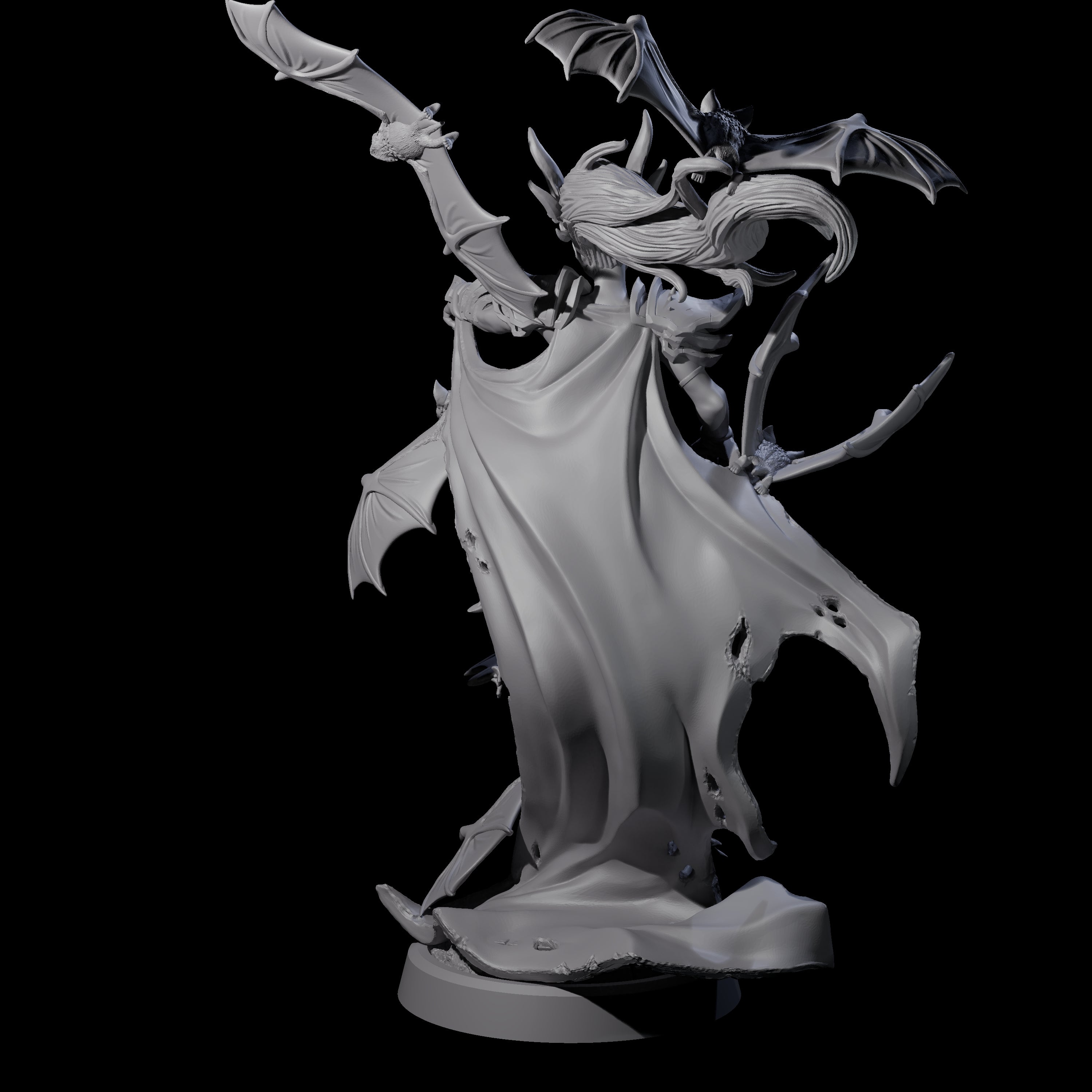 Queen of the Unholy Miniature for Dungeons and Dragons, Pathfinder or other TTRPGs