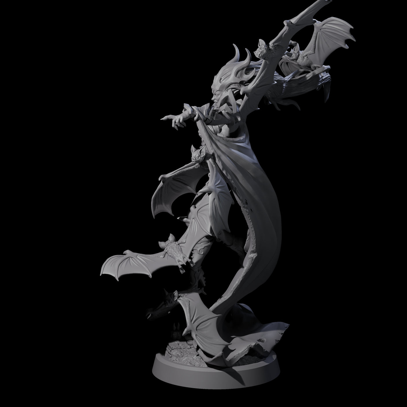 Queen of the Unholy Miniature for Dungeons and Dragons, Pathfinder or other TTRPGs