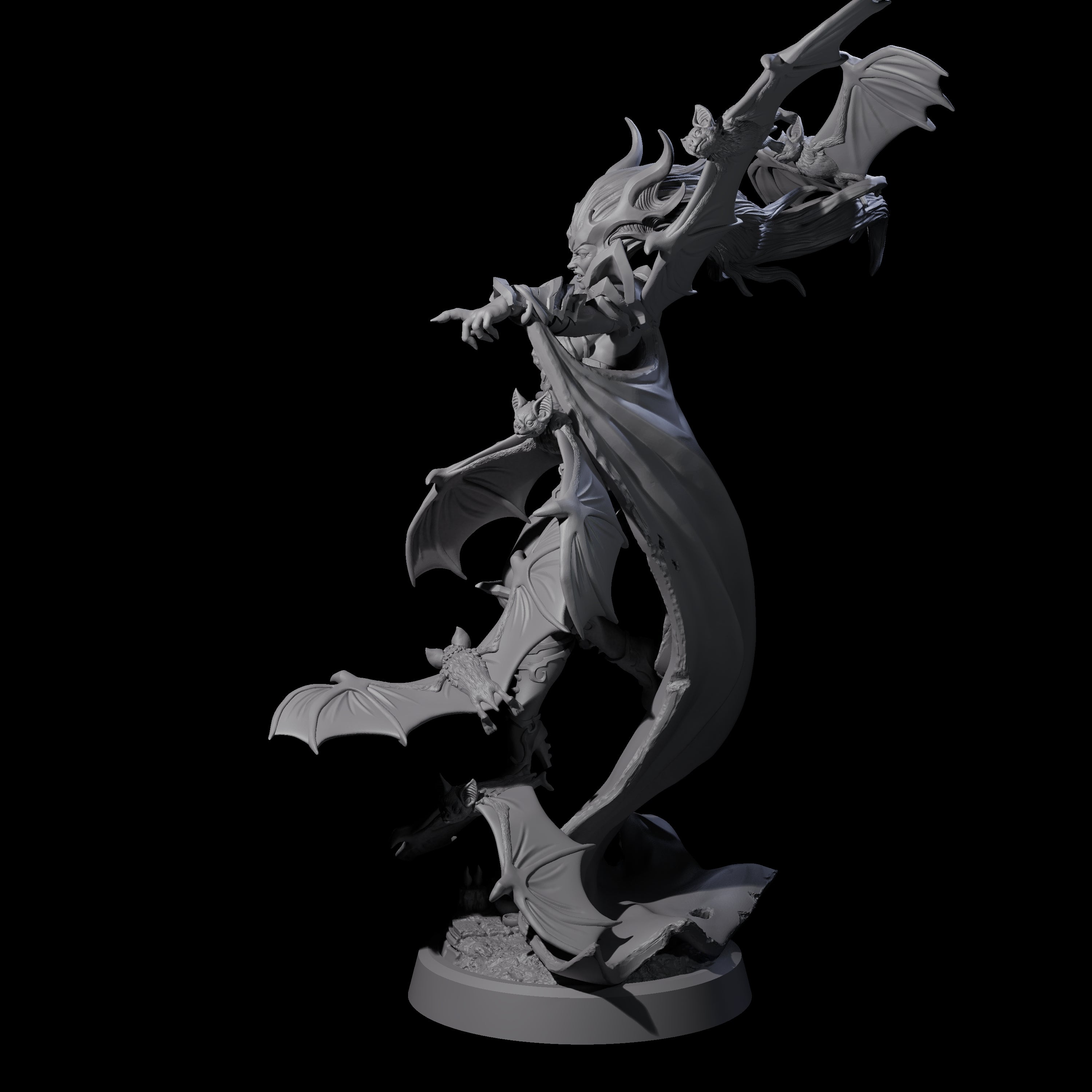 Queen of the Unholy Miniature for Dungeons and Dragons, Pathfinder or other TTRPGs