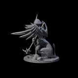 Questioning Sphinx Miniature for Dungeons and Dragons, Pathfinder or other TTRPGs